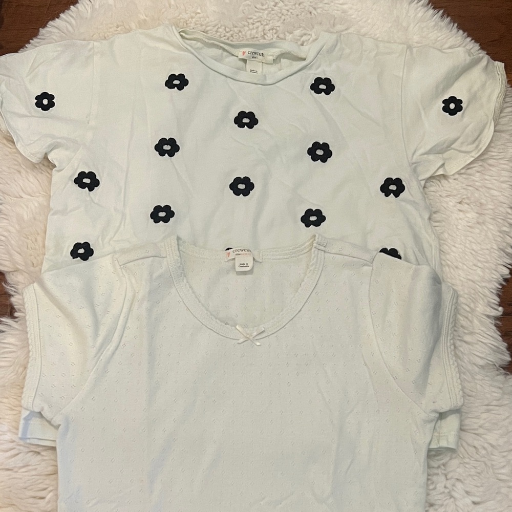 Crewcuts White T-Shirt set